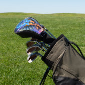 The Winged Violin of Moonlit Realms Golfheadcover (Insitu)