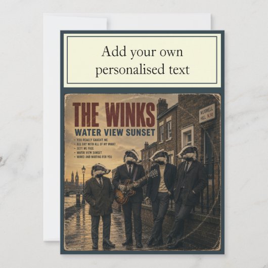 The Winks Album: een parodie (Voorkant)