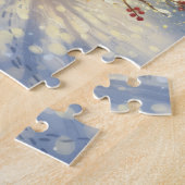 The Winter Lantern | Glowing Berry Bush Legpuzzel (Zijkant)