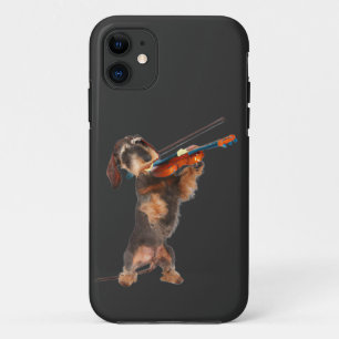 The Wirehair Dachshund Violinist Case-Mate iPhone Case