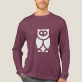 The Wise Owl Tri-Blend Shirt (Voorkant volledig)