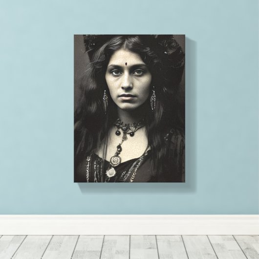 The Witch of Widdershins Canvas Afdruk (Insitu (Houten vloer))