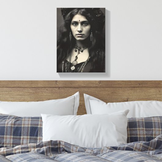 The Witch of Widdershins Canvas Afdruk (Insitu (Slaapkamer))