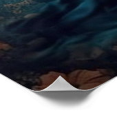 The Witch Twilight Dark Forest  gotische muur Poster (Hoek)