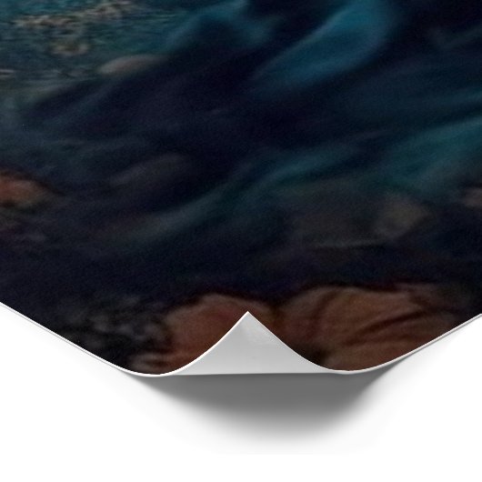 The Witch Twilight Dark Forest  gotische muur Poster (Hoek)