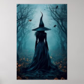 The Witch Twilight Dark Forest  gotische muur Poster (Voorkant)
