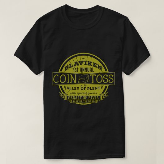 The Witcher Coin Toss Blaviken Essential T-Shirt (Design voorkant)