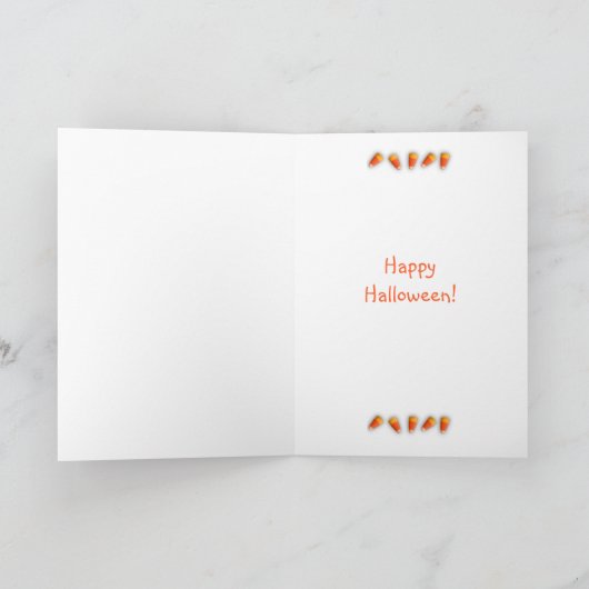 The Witches Cottage Halloween Kaart (Binnen)