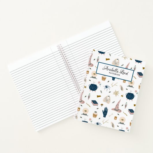 The Witches Garden gepersonaliseerd Notitieboek (Binnen)