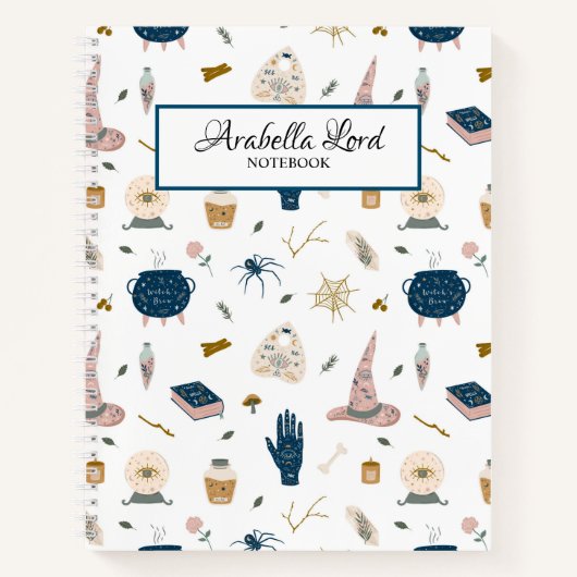 The Witches Garden gepersonaliseerd Notitieboek (Voorkant)