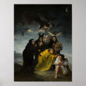 The Witches' Sabbath, Las Brujas by Francisco G Poster (Voorkant)