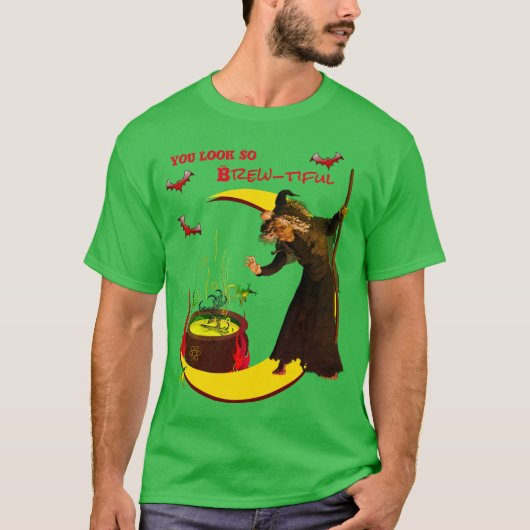 The Witching Hour Green Unisex T-Shirt (Voorkant)