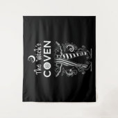 The Witch's Coven Witchy Legs Halloween Wandkleed (Voorkant)