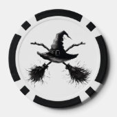 The Witch's Cross-Noir Poker Chips (Achterkant)