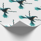 The Witch's Cross White Background Cadeaupapier (Hoek)