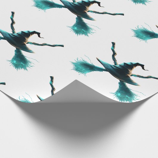 The Witch's Cross White Background Cadeaupapier (Hoek)