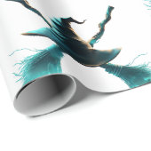 The Witch's Cross White Background Cadeaupapier (Rol Hoek)