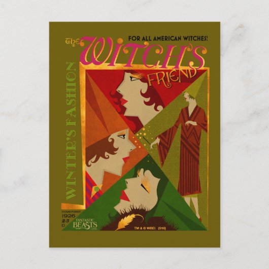 The Witch's Friend November Magazine Briefkaart (Voorkant)