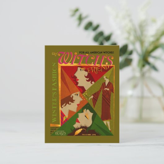 The Witch's Friend November Magazine Briefkaart (Staand voorkant)