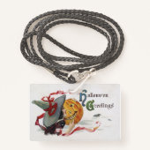 The Witch's Kiss: een Jack of Lantern op Halloween Badge (Voorkant met draagriem)