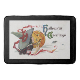 The Witch's Kiss: een Jack of Lantern op Halloween Badmat