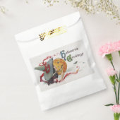 The Witch's Kiss: een Jack of Lantern op Halloween Bedankzakje (Gezegeld)