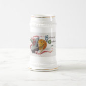 The Witch's Kiss: een Jack of Lantern op Halloween Bierpul (Center)