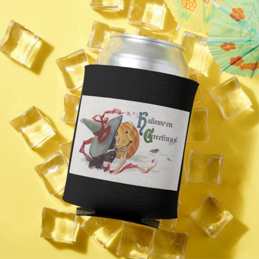 The Witch's Kiss: een Jack of Lantern op Halloween Blikjeskoeler (Insitu Zomer)