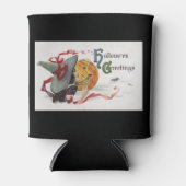 The Witch's Kiss: een Jack of Lantern op Halloween Blikjeskoeler (Voorkant)