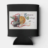 The Witch's Kiss: een Jack of Lantern op Halloween Blikjeskoeler (Achterkant)