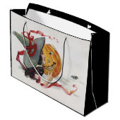 The Witch's Kiss: een Jack of Lantern op Halloween Groot Cadeauzakje (Achterkant Gekanteld)