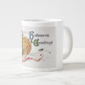 The Witch's Kiss: een Jack of Lantern op Halloween Grote Koffiekop (Voorkant rechts)