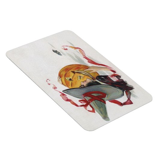 The Witch's Kiss: een Jack of Lantern op Halloween Magneet (Rechterzijde)