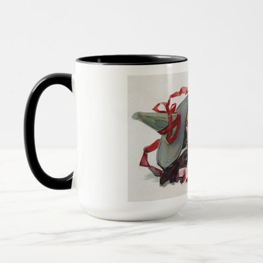 The Witch's Kiss: een Jack of Lantern op Halloween Mok (Links)