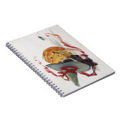 The Witch's Kiss: een Jack of Lantern op Halloween Notitieboek (Rechterzijde)