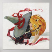 The Witch's Kiss: een Jack of Lantern op Halloween Poster (Voorkant)