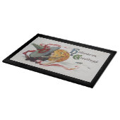 The Witch's Kiss: een Jack of Lantern op Halloween Snijplank (Hoek)