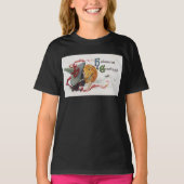 The Witch's Kiss: een Jack of Lantern op Halloween T-shirt (Voorkant)