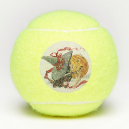 The Witch's Kiss: een Jack of Lantern op Halloween Tennisballen