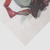 The Witch's Kiss: een Jack of Lantern op Halloween Tissuepapier (Detail)