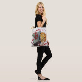 The Witch's Kiss: een Jack of Lantern op Halloween Tote Bag (Op model)