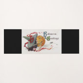 The Witch's Kiss: een Jack of Lantern op Halloween Yogamat (Achterkant (horizontaal))