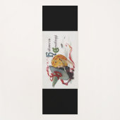 The Witch's Kiss: een Jack of Lantern op Halloween Yogamat (Voorkant)