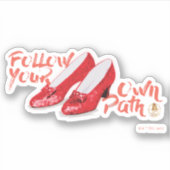 The Wizard Of Oz™ | Follow Your Own Path Sticker (Voorkant)