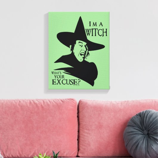 The Wizard Of Oz™ I'm A Witch Canvas Afdruk (Insitu (Woonkamer))