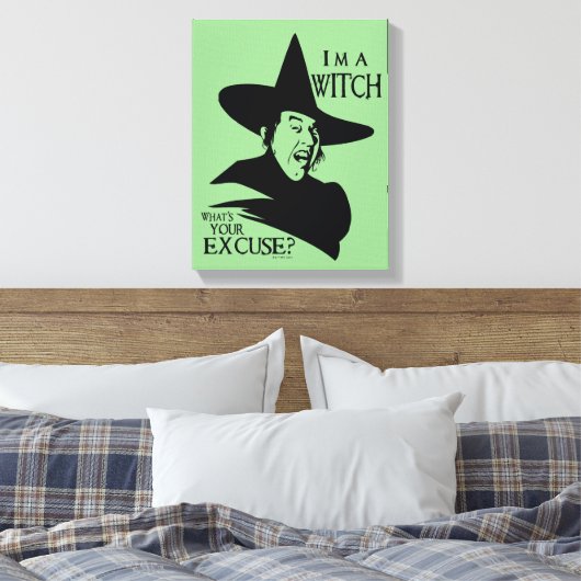The Wizard Of Oz™ I'm A Witch Canvas Afdruk (Insitu (Slaapkamer))