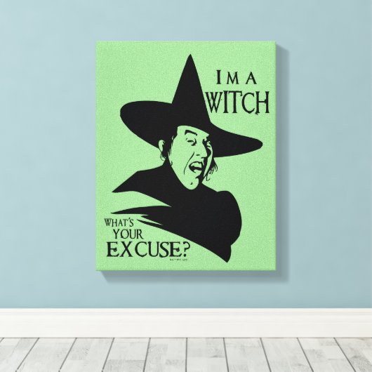 The Wizard Of Oz™ I'm A Witch Canvas Afdruk (Insitu (Houten vloer))