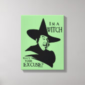The Wizard Of Oz™ I'm A Witch Canvas Afdruk (Voorkant)