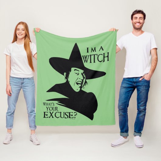The Wizard Of Oz™ | I'm A Witch Fleece Deken (In situ)