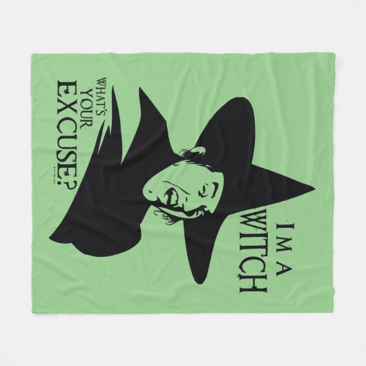 The Wizard Of Oz™ | I'm A Witch Fleece Deken (Voorkant (Horizontaal))